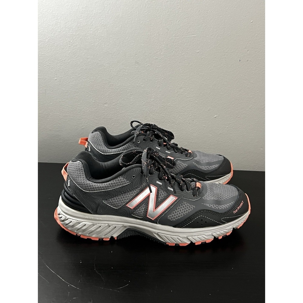 New Balance 510v4 All Terrain Running Sneakers Womens 8.5  Grey & Coral WT510LS4